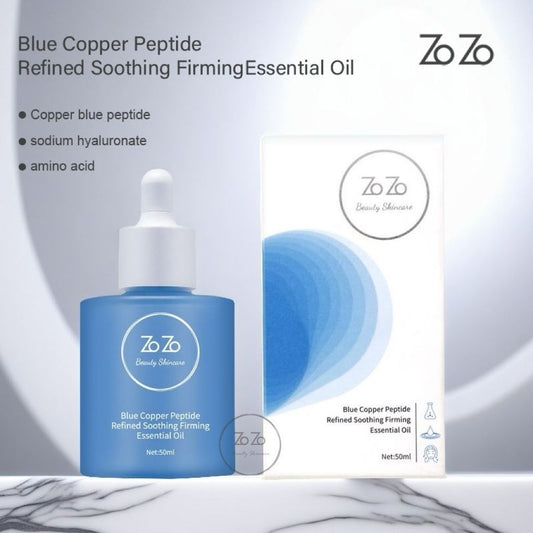 Zozo Blue Copper Peptide Refined Soothing Firming Essential Oil 1Btl