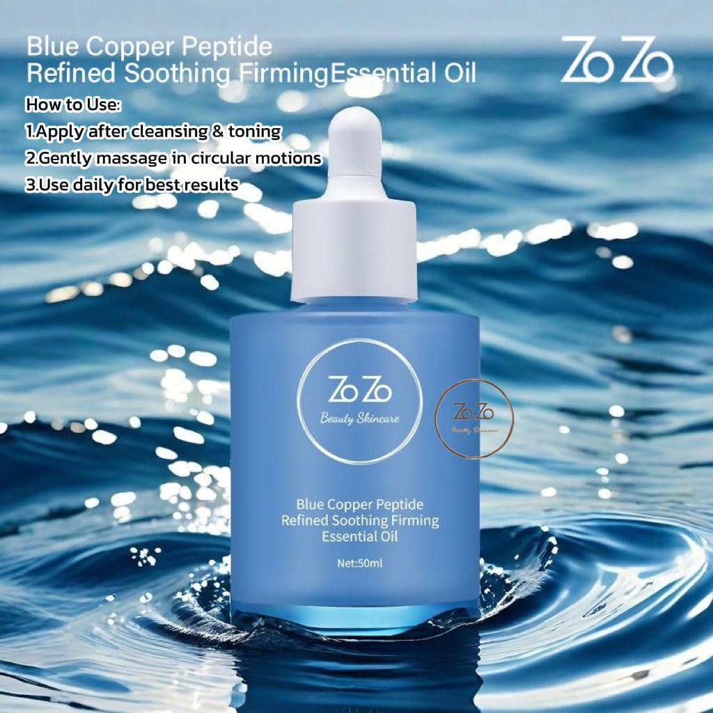 Zozo Blue Copper Peptide Refined Soothing Firming  Essential Oil 1Btl
